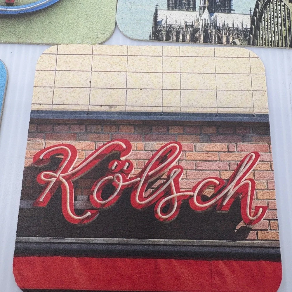 Cologne Germany Souvenir Coasters Set of 10 CardboardCity Views Landmarks Travel